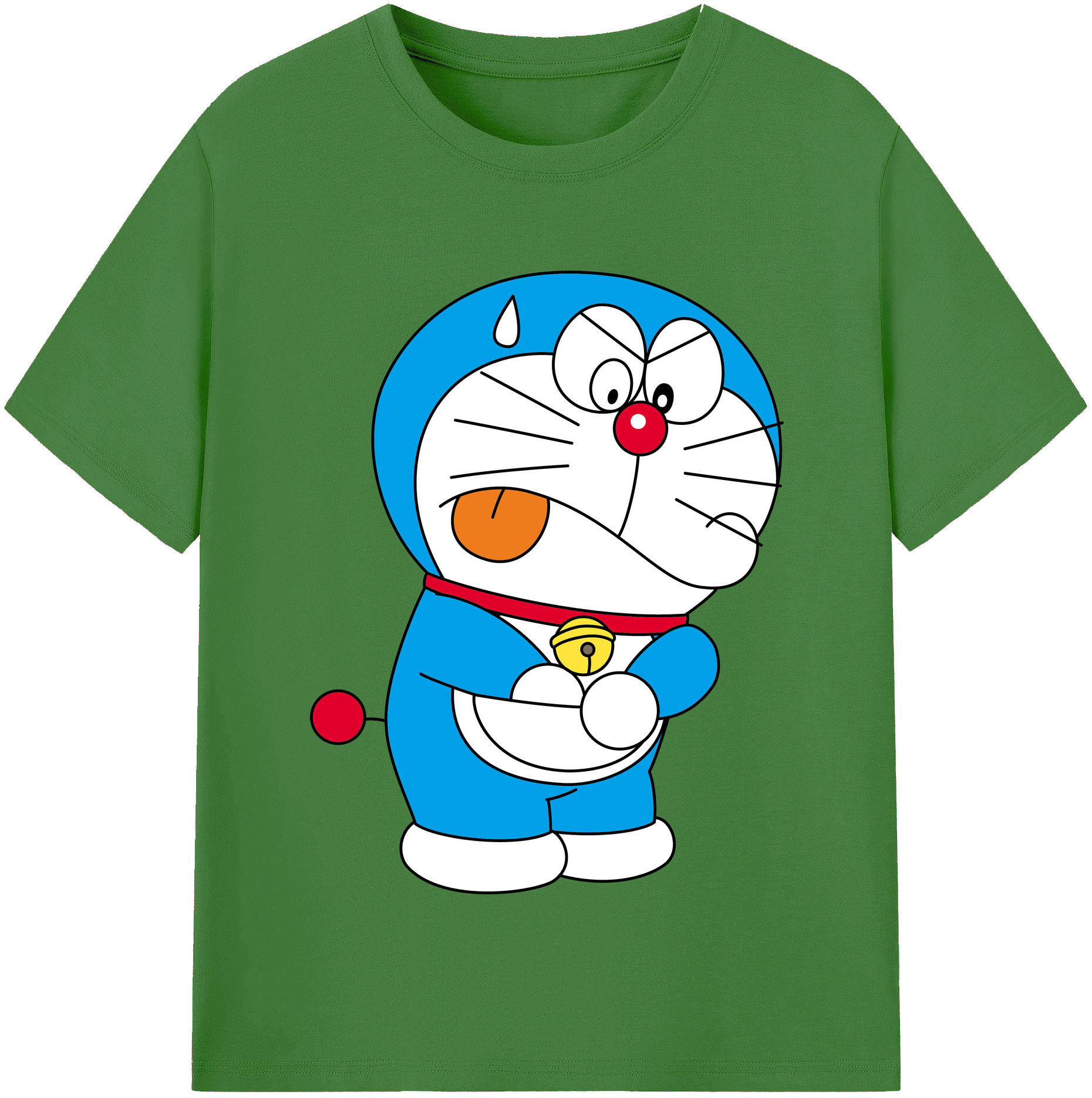 （画像用） ドラえもん Doraemon レディースカジュアルプリントTシャツ（綿100％）